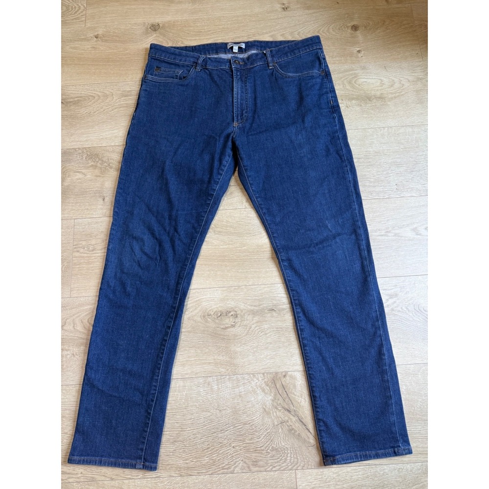 EUC Mens Peter Millar staight leg denim jeans stretch size 38x32 (38x29)